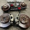 JDM HONDA CIVIC TYPE R EK9 CTR 5 LUG CONVERSION 5X114 SPINDLES FRONT AND REAR WITH WHEELS - Image 6