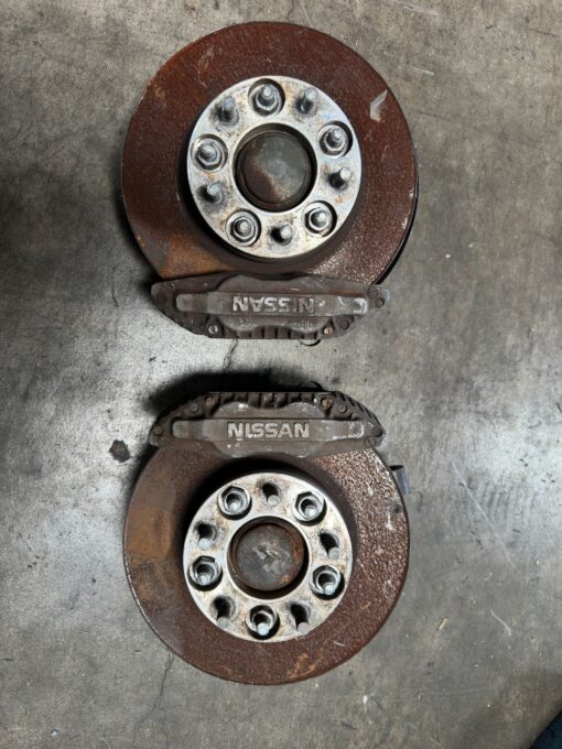 JDM NISSAN S14 SPINDLES WITH 300ZX Z32 CALIPERS - Image 2