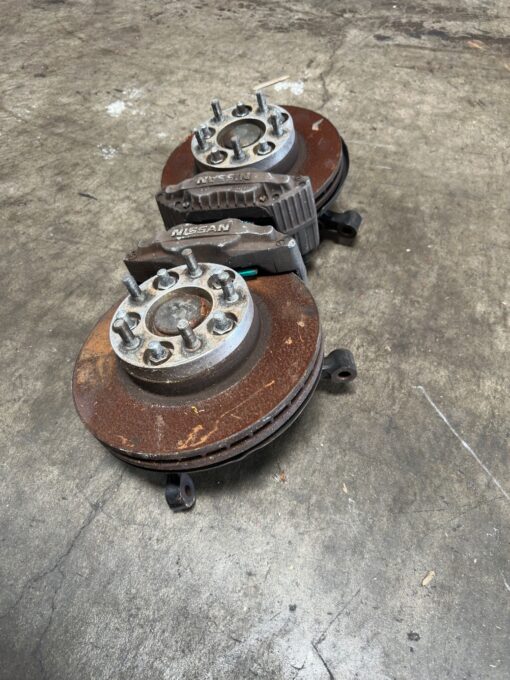 JDM NISSAN S14 SPINDLES WITH 300ZX Z32 CALIPERS - Image 5